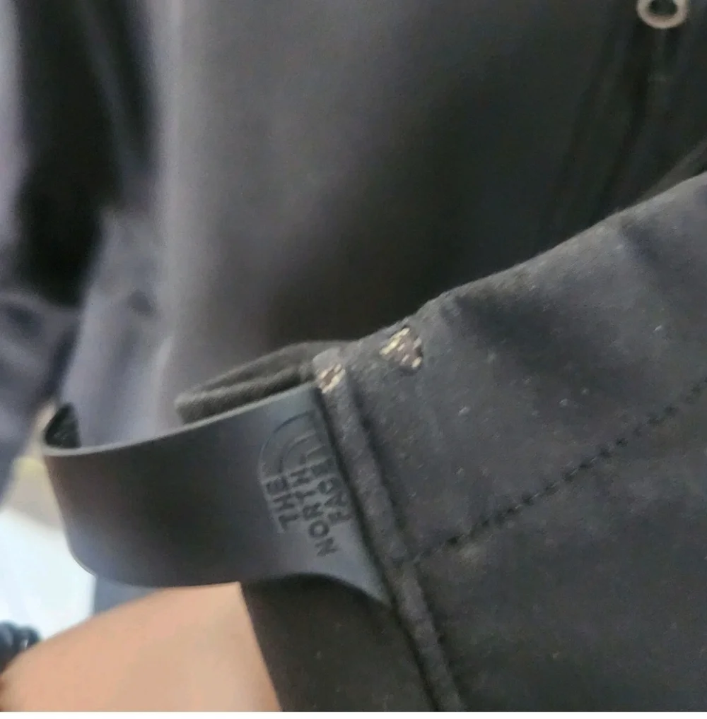The North Face‎ Mens L Jacket Windwall Black Full Zip Soft Shell Winter Thermal